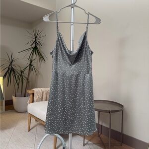 Women's | NWT | Lulus Spot In My Heart Satin Mini Dress | Large